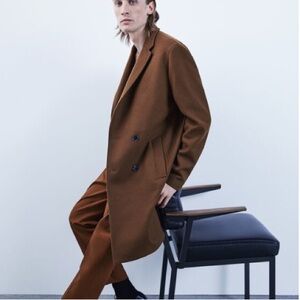 ZARA DOUBLE-BREASTED COAT